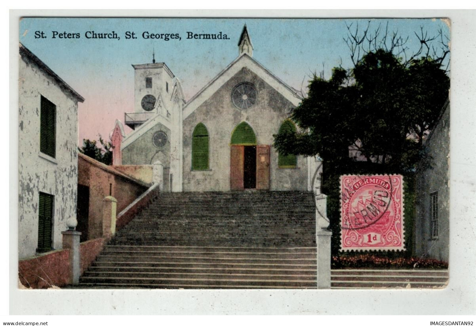 BERMUDES BERMUDA #16738 ST PETERS CHURCH ST GEORGES BERMUDA - Bermuda