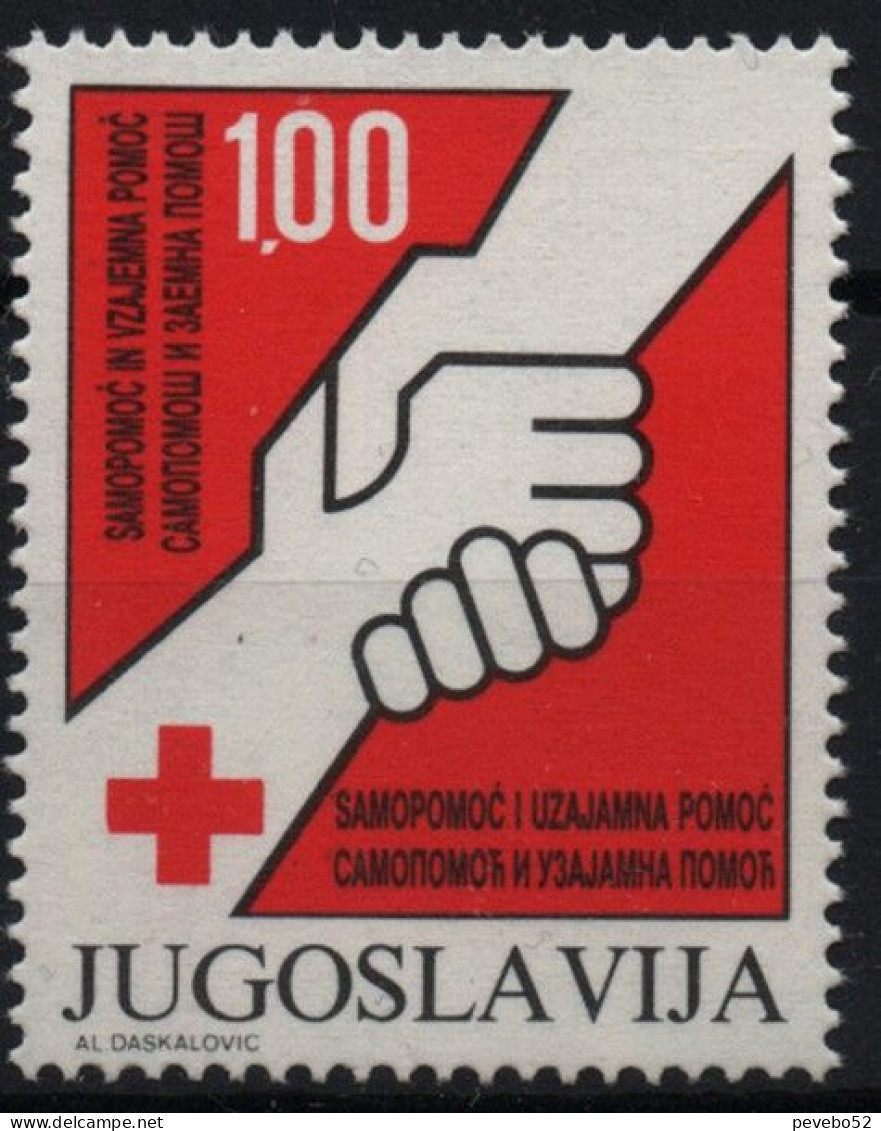 YUGOSLAVIA 1982 - RED CROSS MNH - Neufs