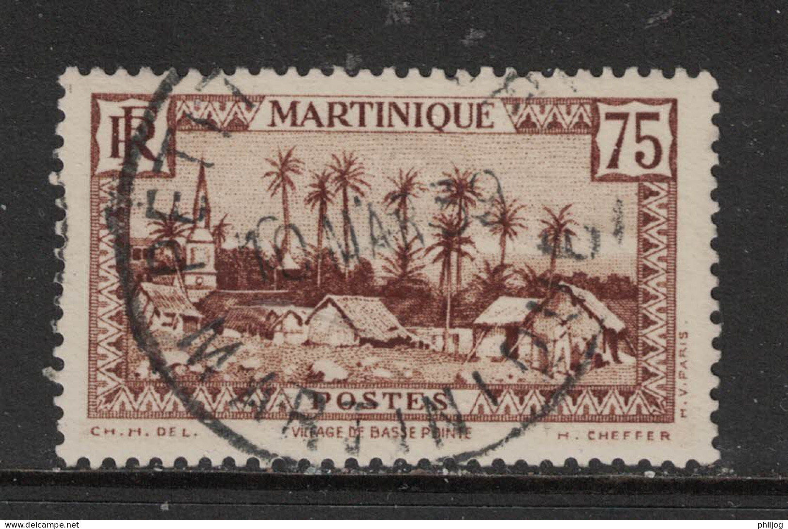 Martinique - Yvert 146 Oblitéré PETIT-BOURG  - Scott#153 - Usati