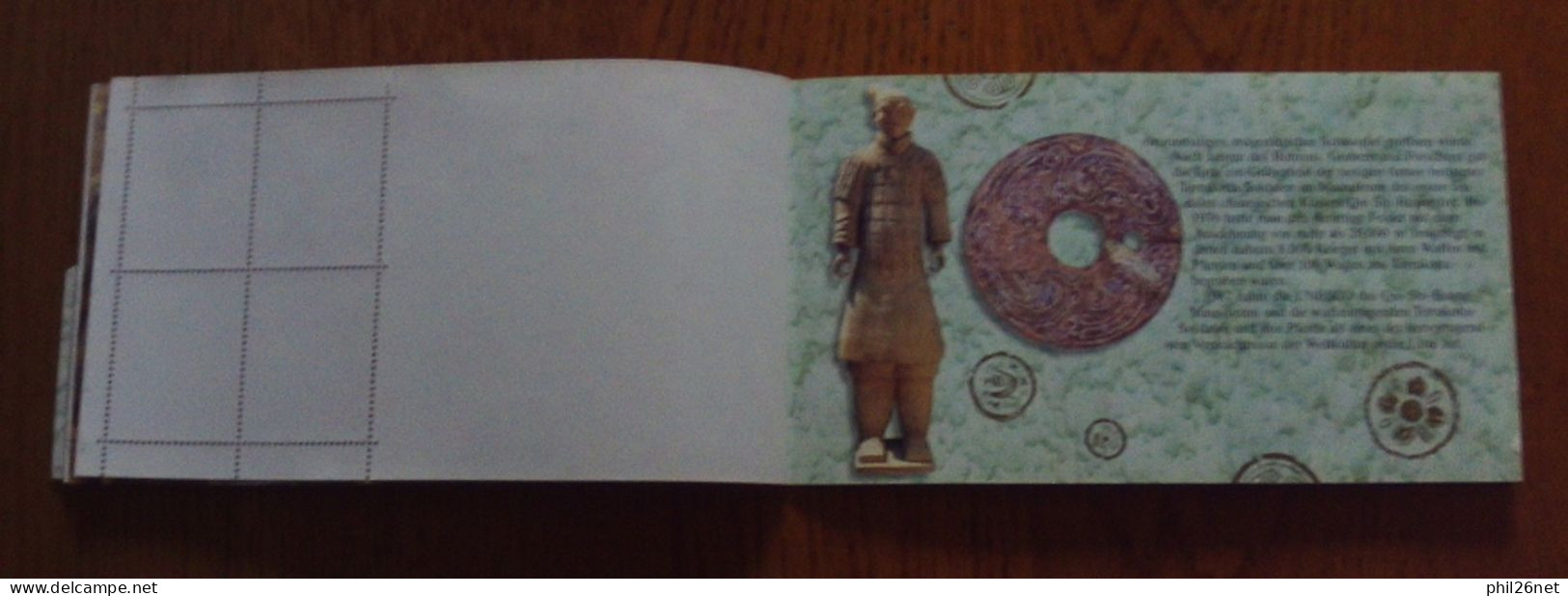 ONU  Vienne   XIAN Mausolée du 1er Empereur de Chine Patrimoine Carnet C259  24 timbres * * Photos+Histoire superbe TB