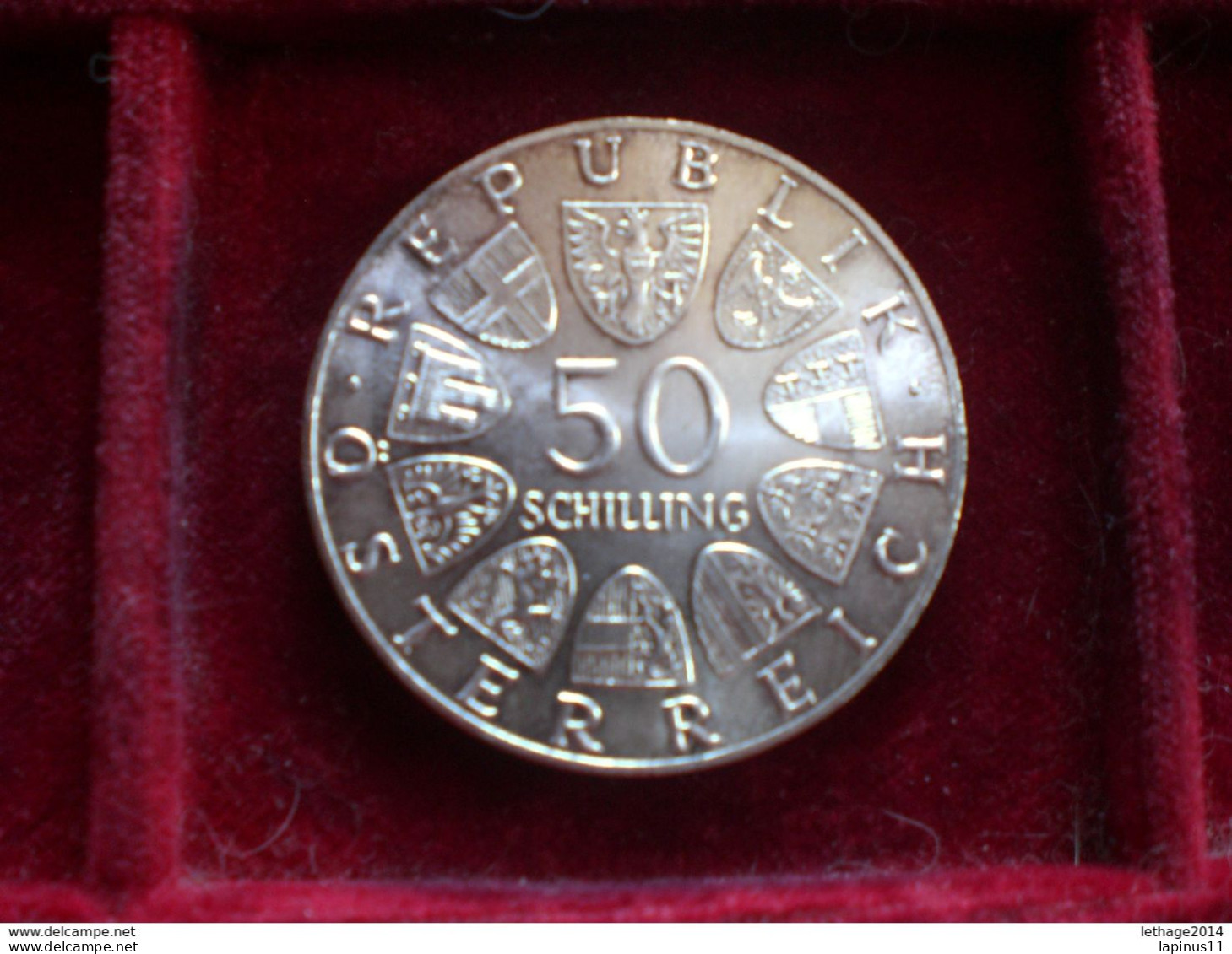 COIN AUSTRIA OSTERREICH 50 SHILLINGS THEODOR KORNER 1973 SILVER SILVER 20 Gr. REF. TAGG. - Autriche
