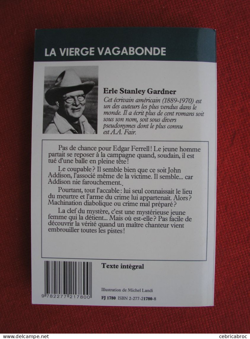 LA VIERGE VAGABONDE - ERLE STANLEY GARDNER - J'ai Lu