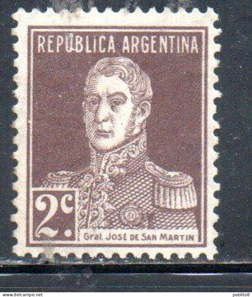 ARGENTINA 1923 JOSE DE SAN MARTIN 2c MH - Ongebruikt