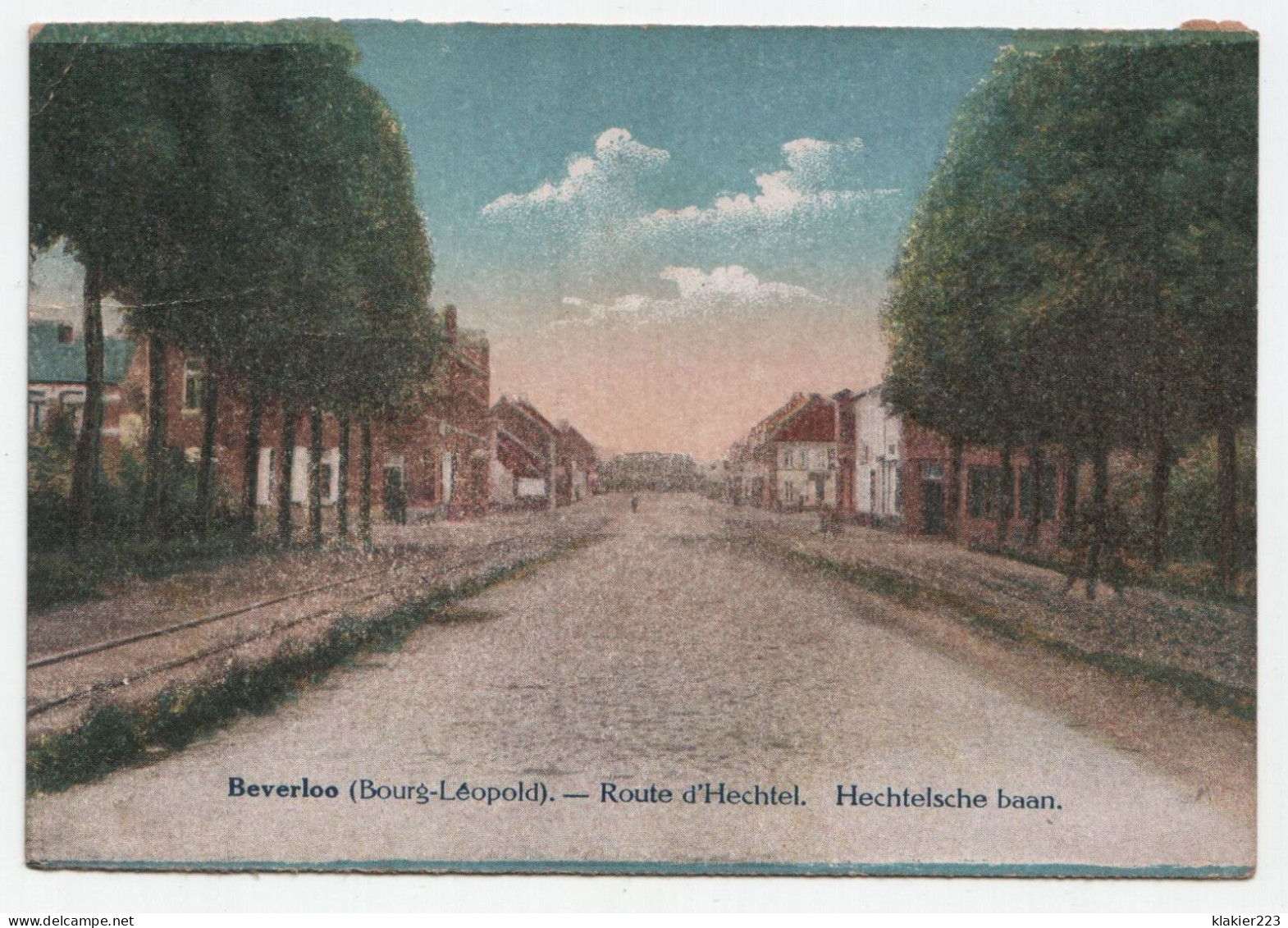 Beverloo - Route D'Hechtel. Hechtelsche Baan. - Leopoldsburg (Camp De Beverloo)