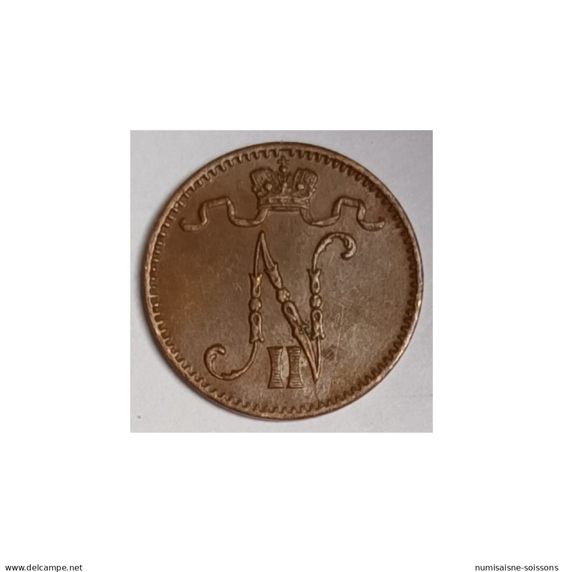 FINLANDE - KM 13 - 1 PENNI 1911 - NICOLAS II (1894-1917) - TTB+ - Finlande