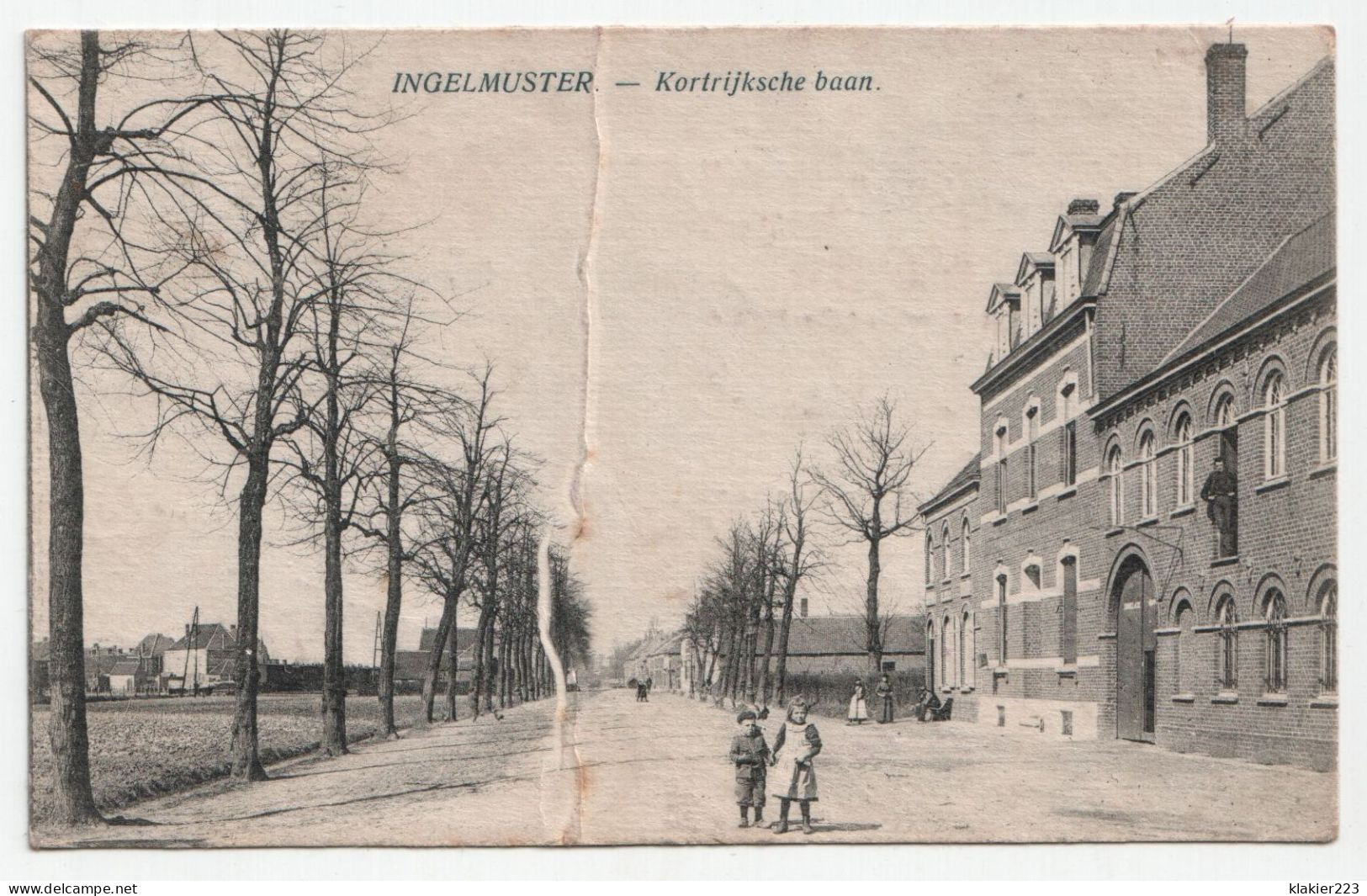 Ingelmuster. - Kortrijksche Baan. Jahr 1916 - Ingelmunster