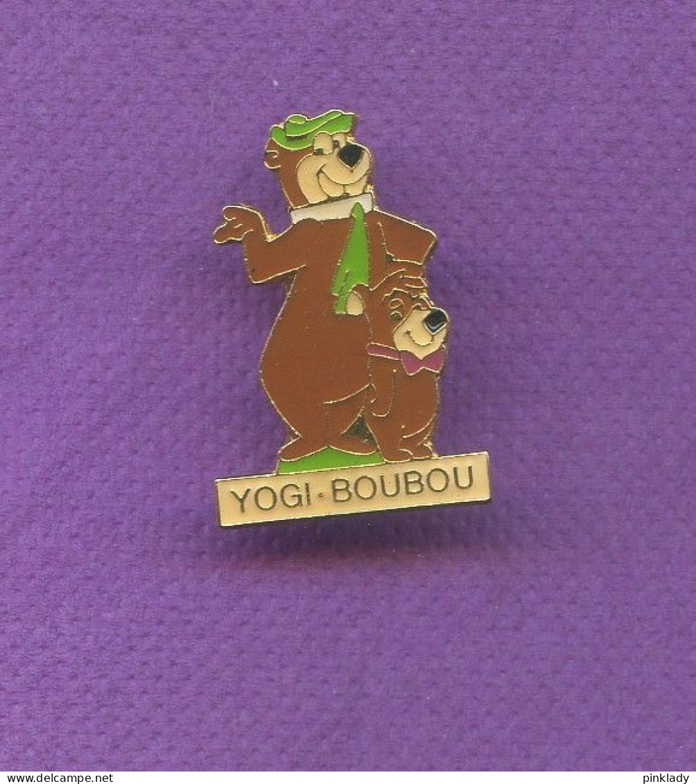 Rare Pins Bd Dessins Animés Ours Yogi Et Boubou Q424 - Cómics