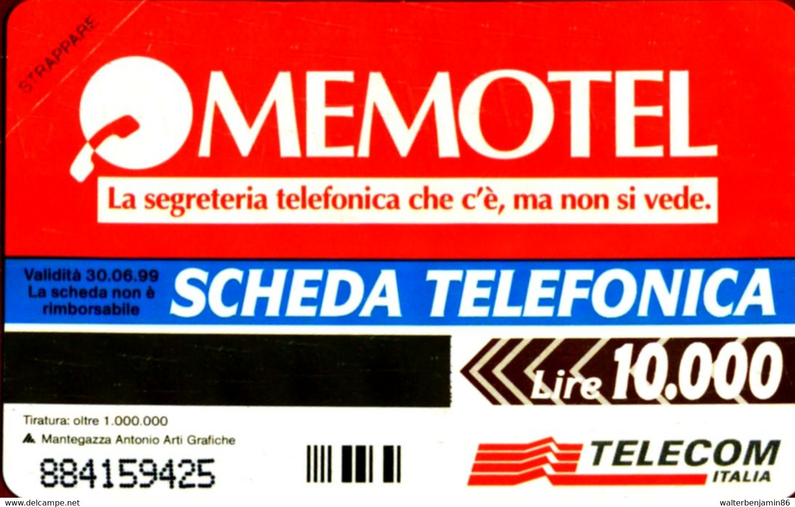 G 614 C&C 2664 SCHEDA TELEFONICA NUOVA MAGNETIZZATA MEMOTEL COME FOTO - Openbare Reclame