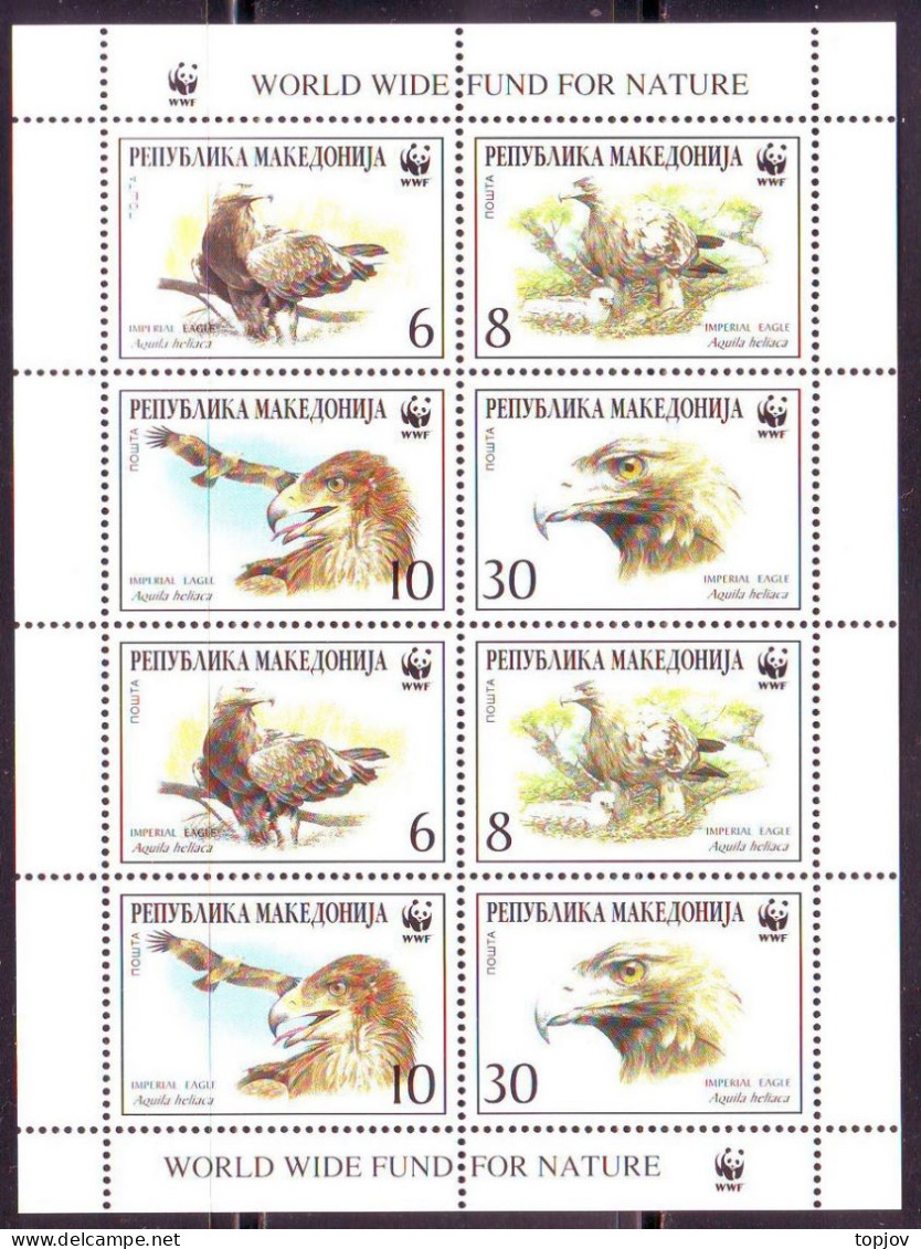 MACEDONIA - WWF EAGLE  - **MNH - 2001 - Unused Stamps