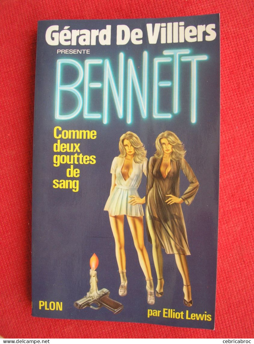 BENNETT N° 4 - Comme Deux Gouttes De Sang - ELLIOT LEWIS - Plon