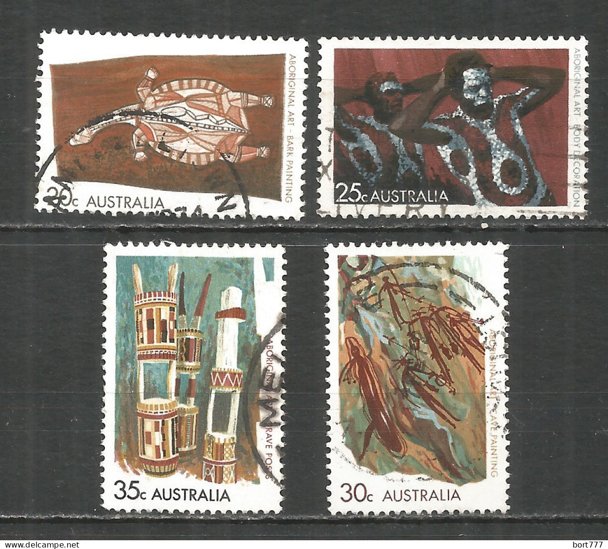 Australia 1971 Year, Used Stamps Set - Usati