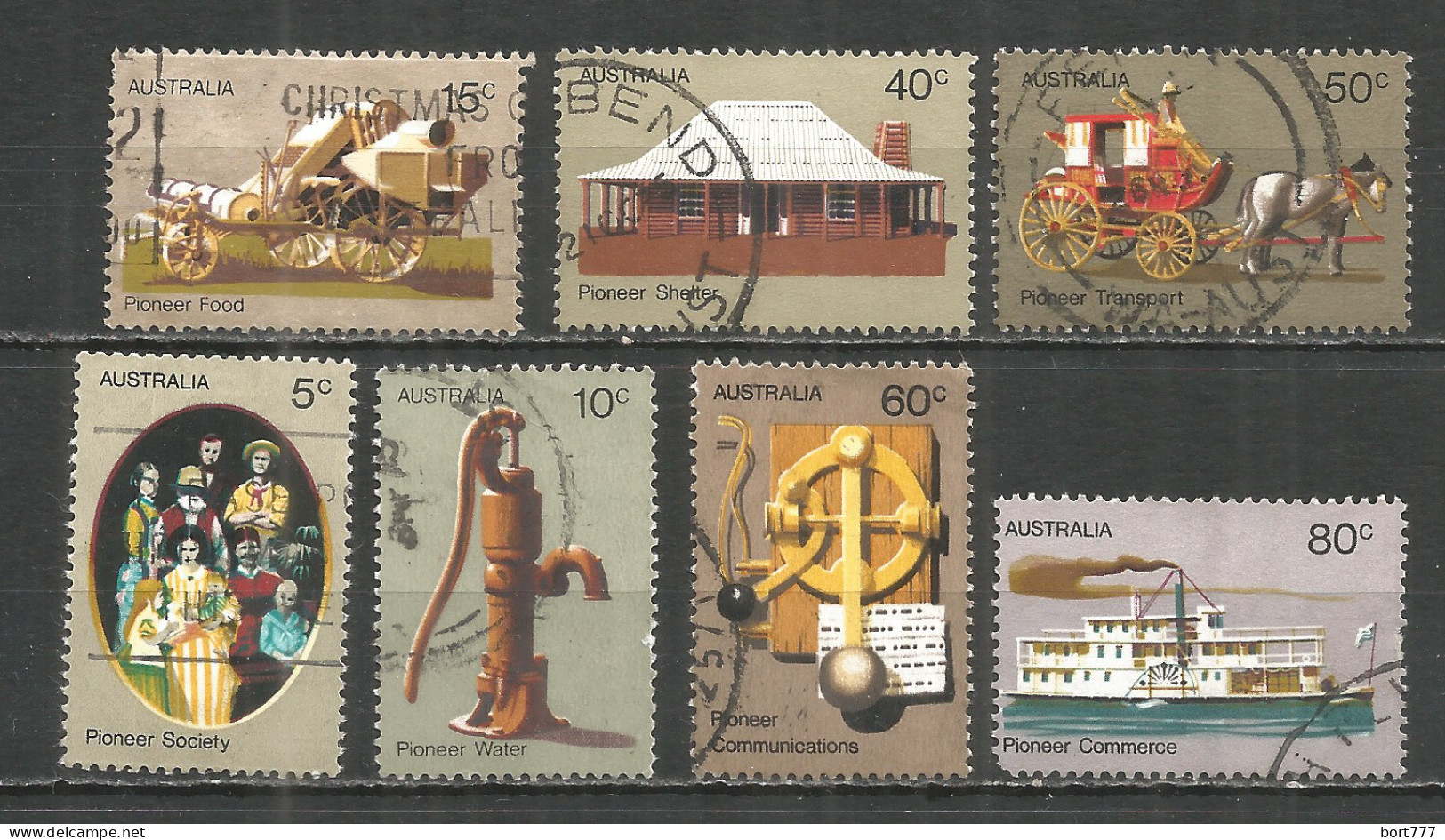 Australia 1972 Year, Used Stamps Set - Gebruikt