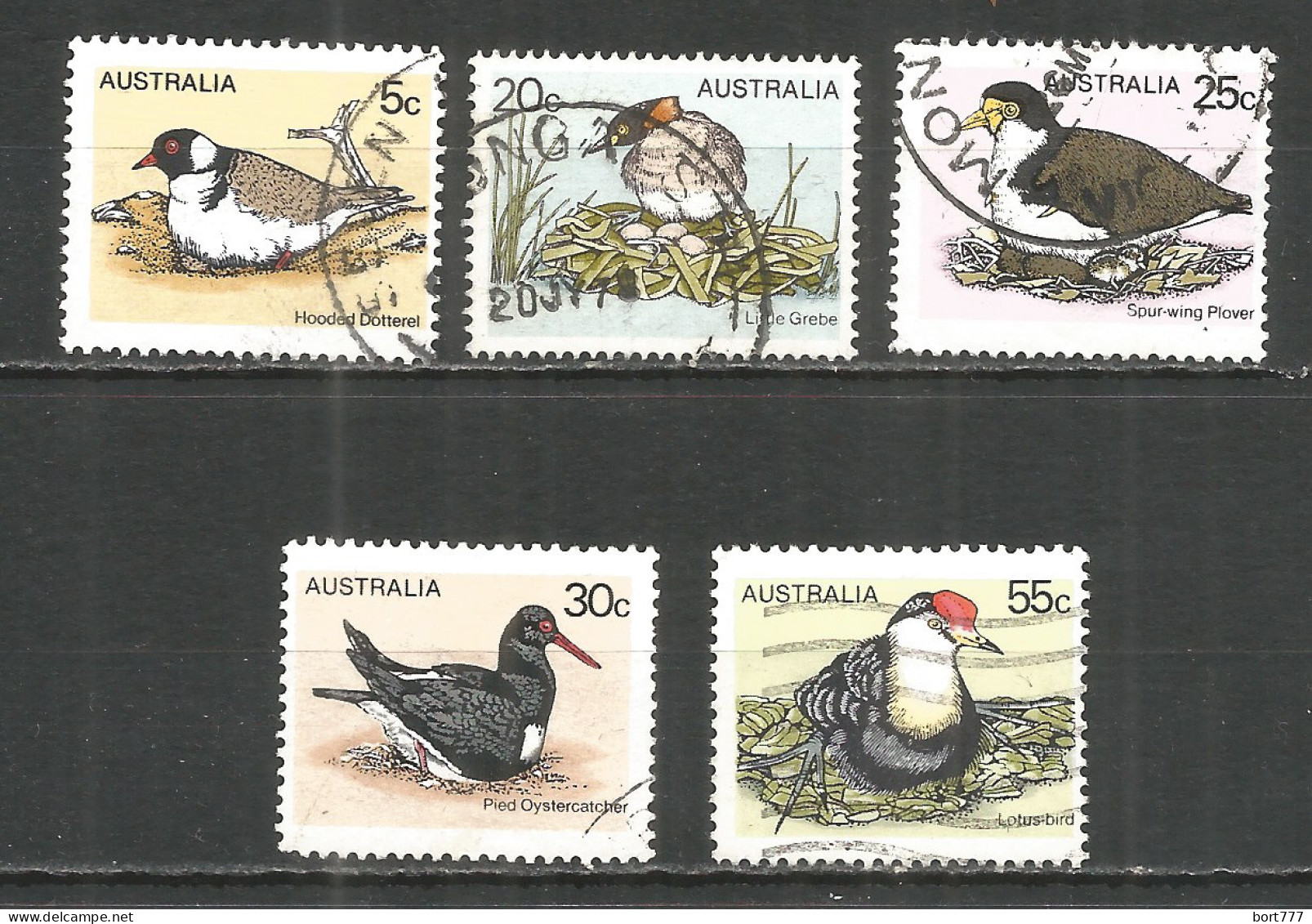 Australia 1978 Year, Used Stamps Set Birds - Gebruikt