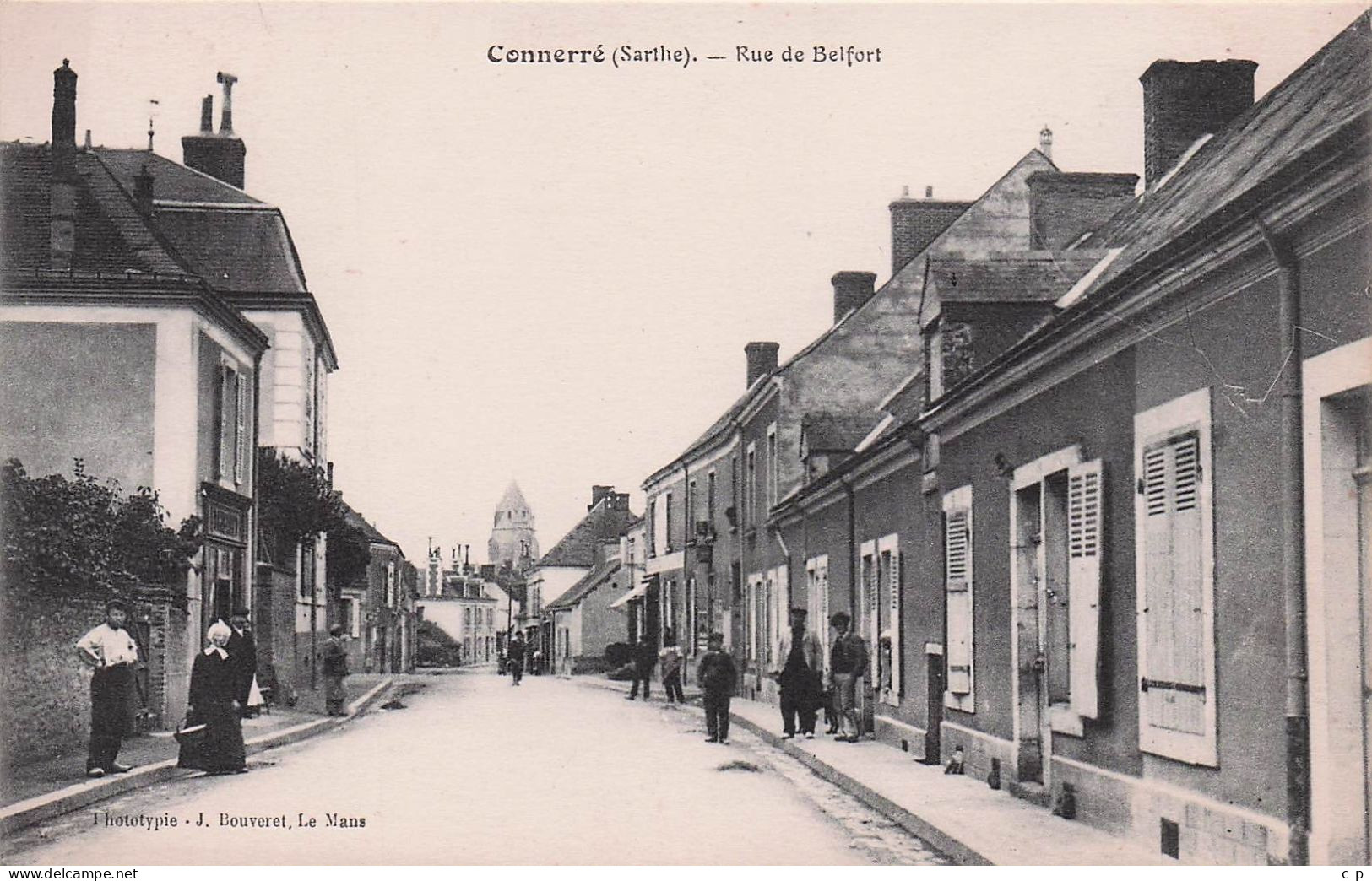 Connerré - Rue De Belfort  -  CPA °J - Connerre