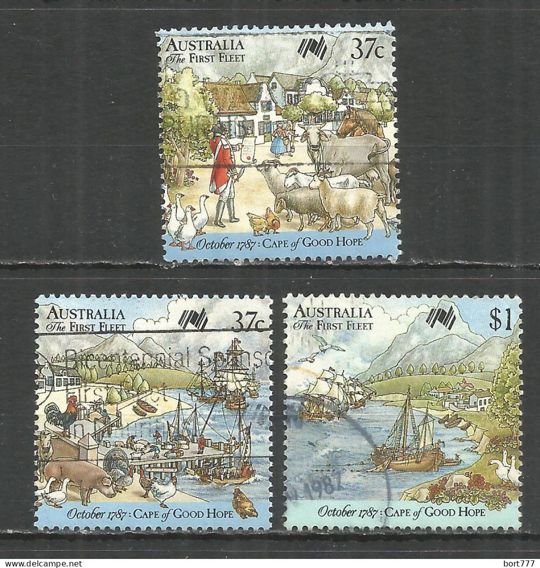 Australia 1987 Year, Used Stamps Set  - Gebraucht