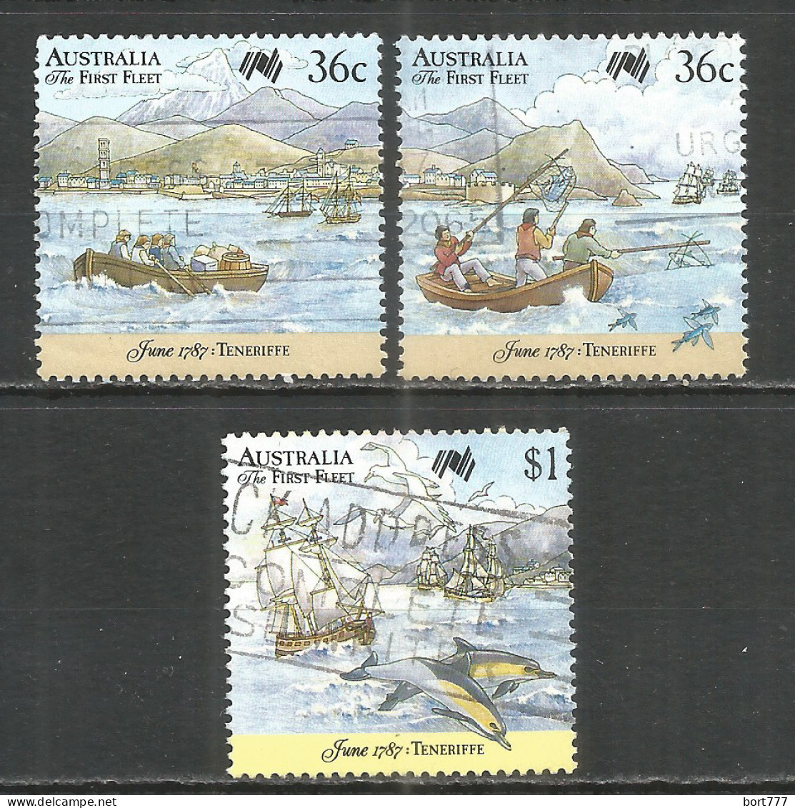 Australia 1987 Year, Used Stamps Set  - Oblitérés