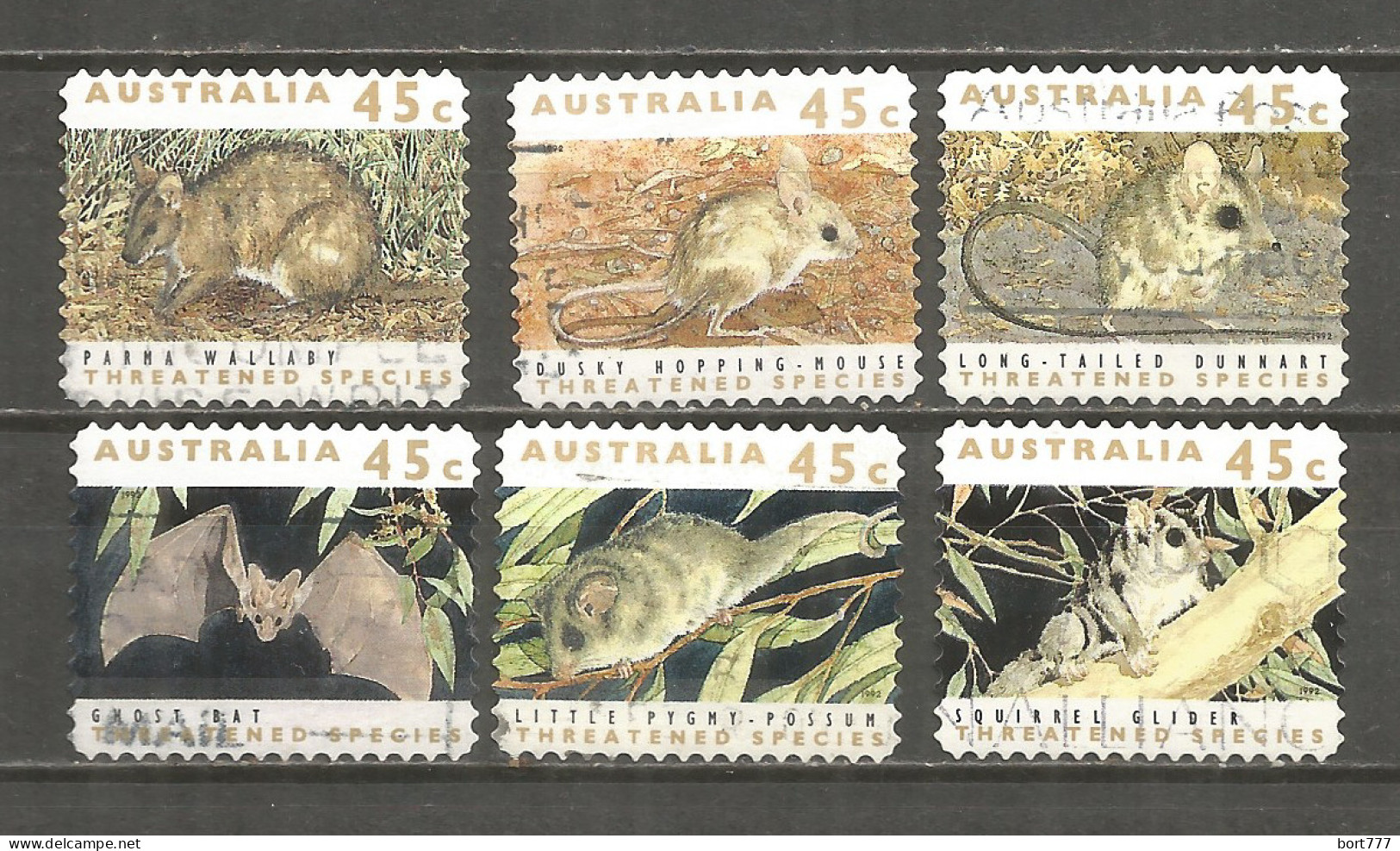 Australia 1992 Year, Used Stamps Set  - Oblitérés