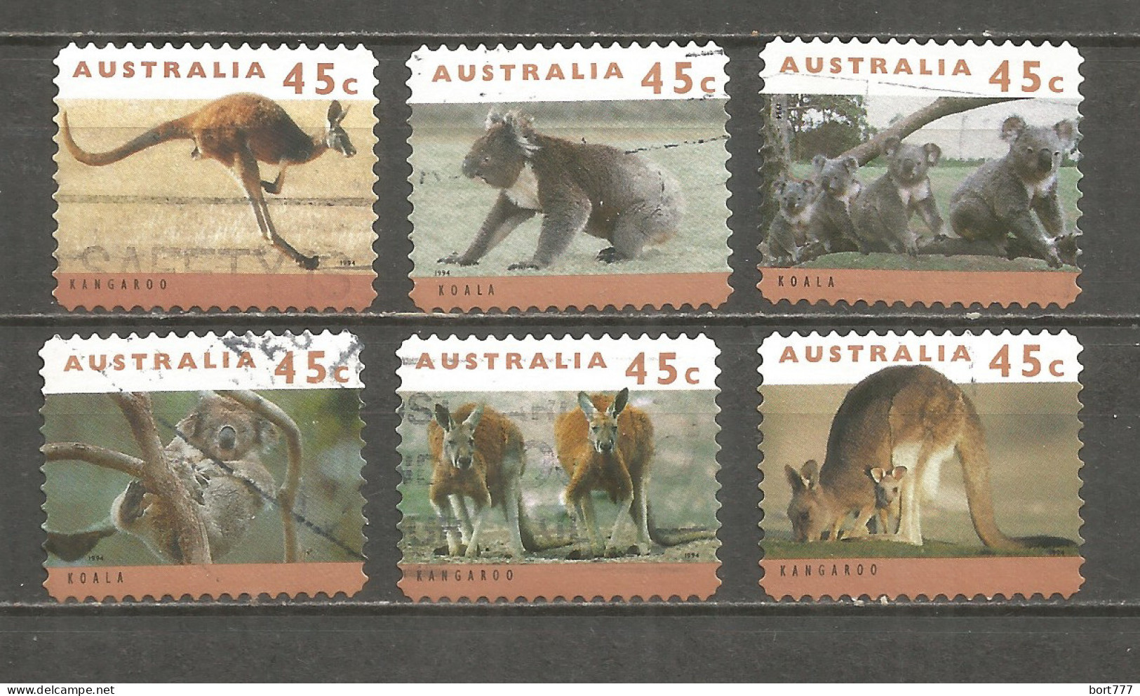 Australia 1994 Year, Used Stamps Set  - Gebruikt