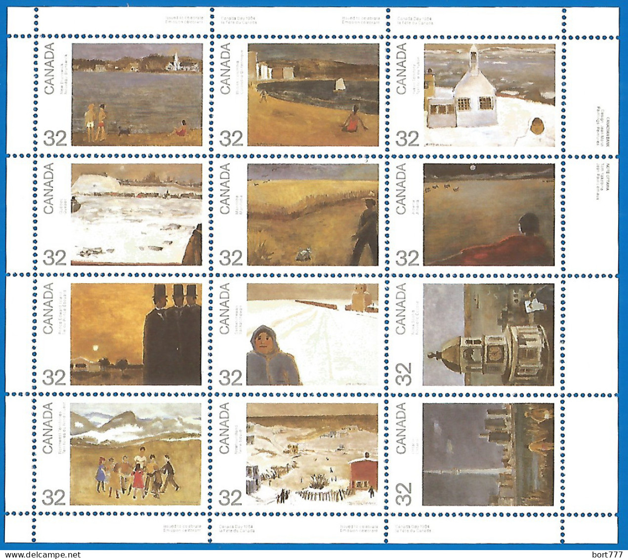 CANADA 1984 S/S Block - Mint MNH (**) - Blocks & Sheetlets