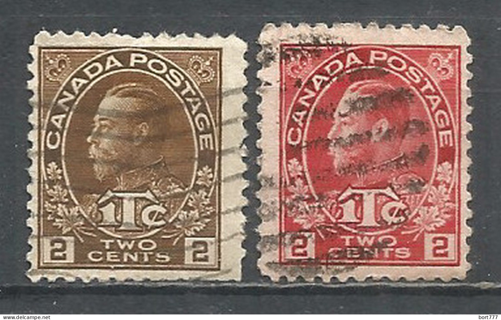 Canada 1916 Year, Used Stamps Set Mi.# 102-103 - Gebraucht