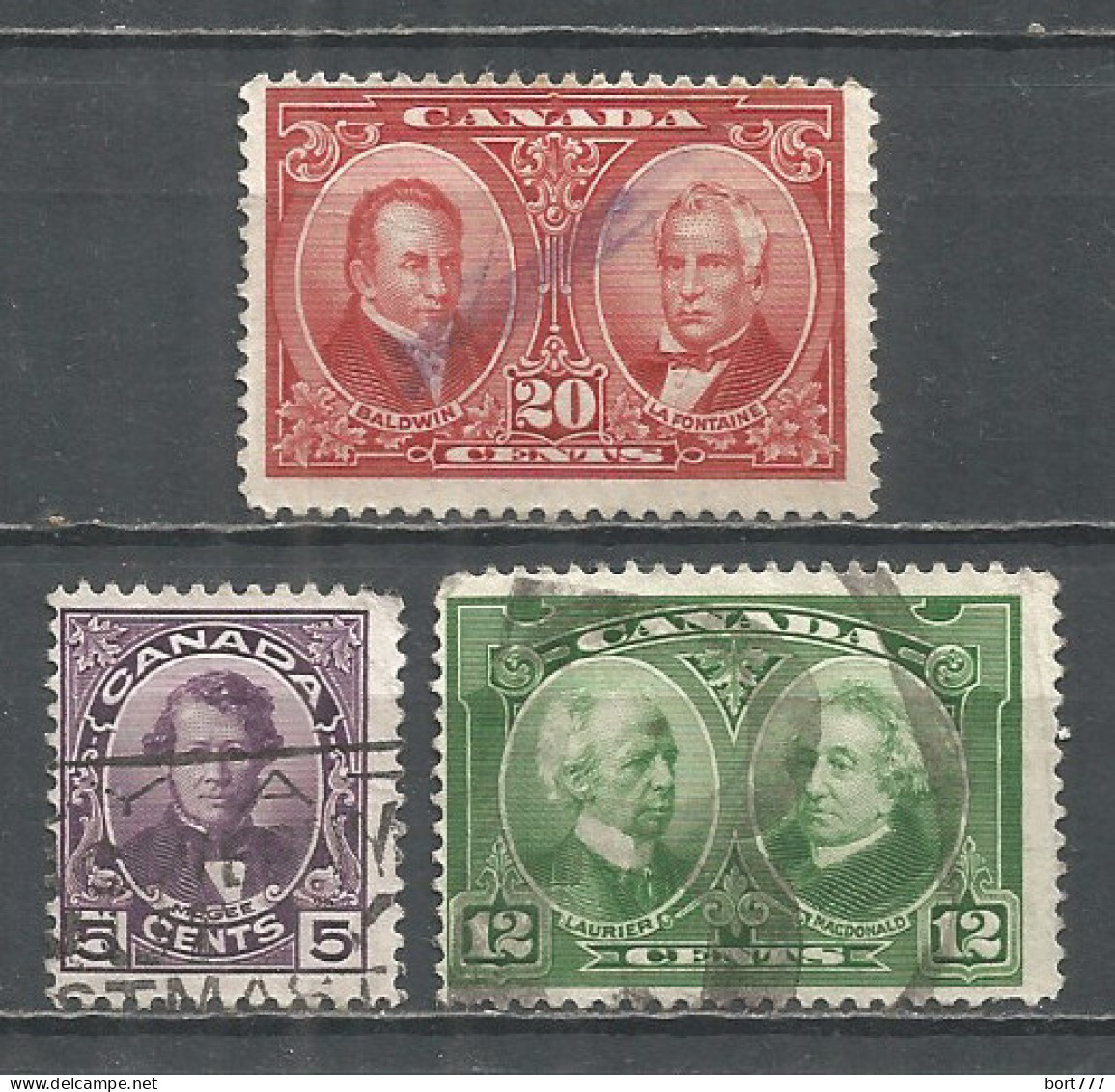 Canada 1928 Year, Used Stamps Set Mi.# 124-26 - Gebraucht