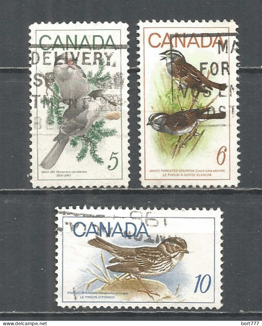 Canada 1969 Year, Used Stamps Mi.# 438-40 Birds - Gebruikt