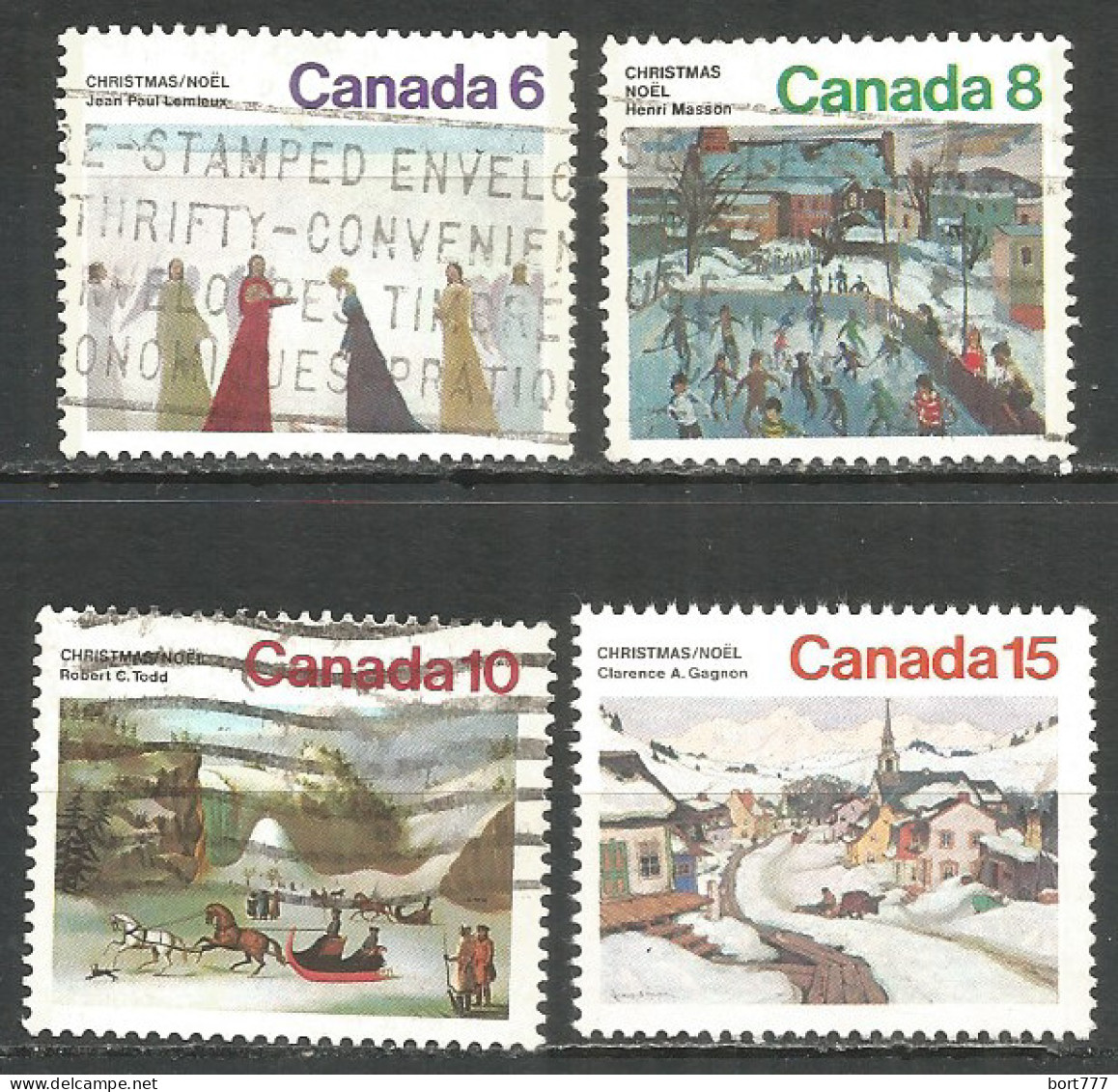 Canada 1974 Year, Used Stamps Mi.# 576-79 - Usados