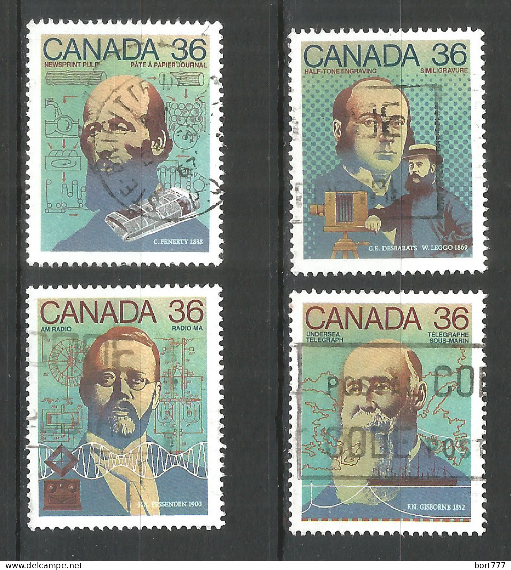 Canada 1987 Year, Used Stamps Mi.# 1048-51 - Oblitérés
