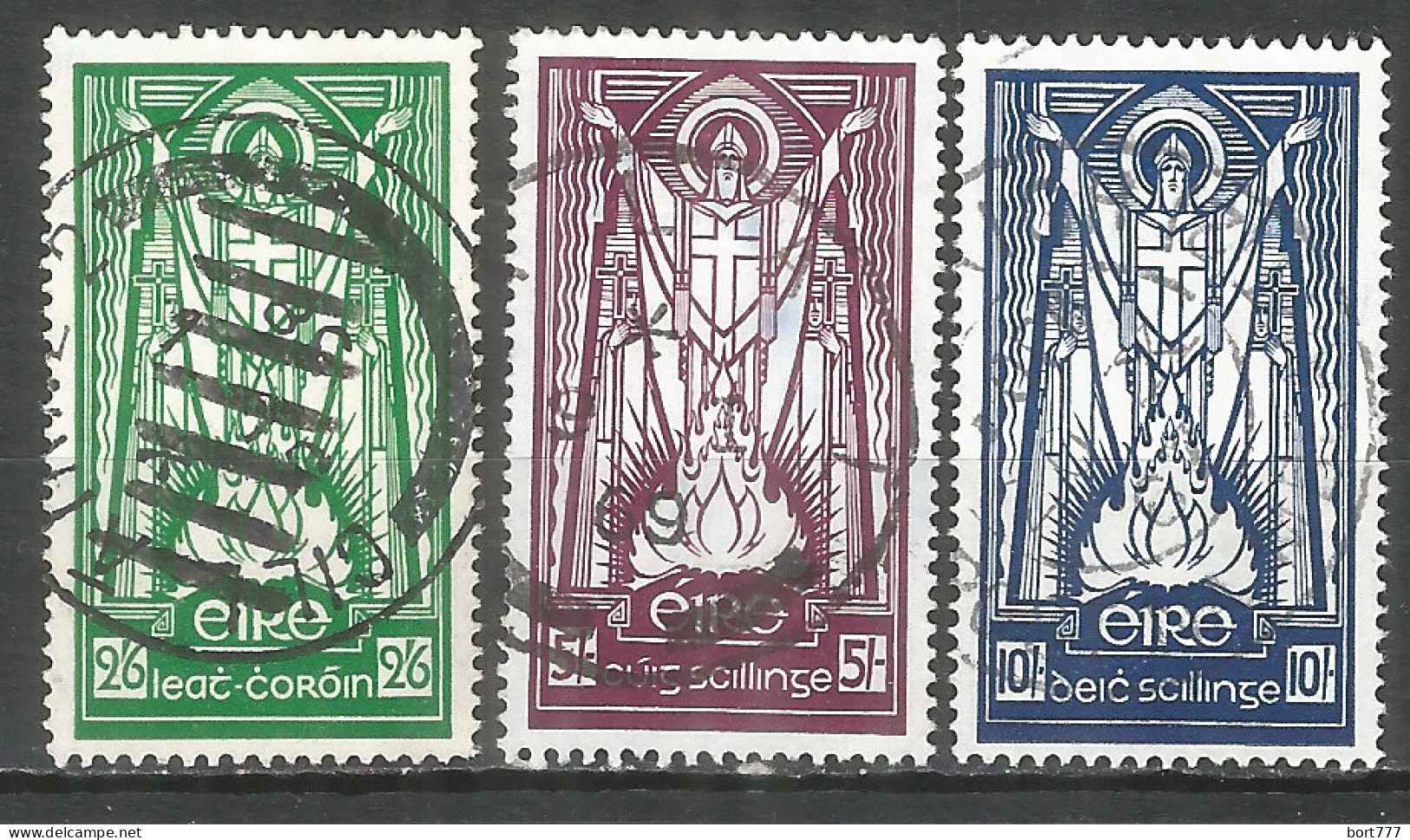 IRELAND 1942 Used Stamps Mi.# 86-88 - Gebruikt