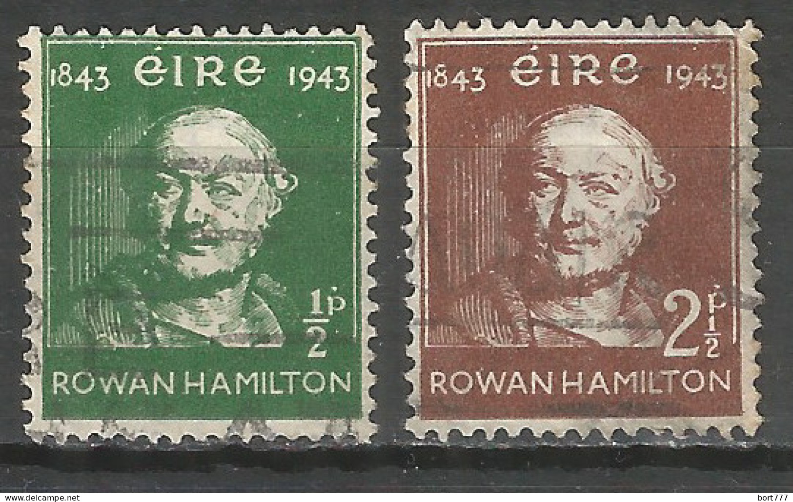 IRELAND 1943 Used Stamps Mi.# 91-92 - Usados