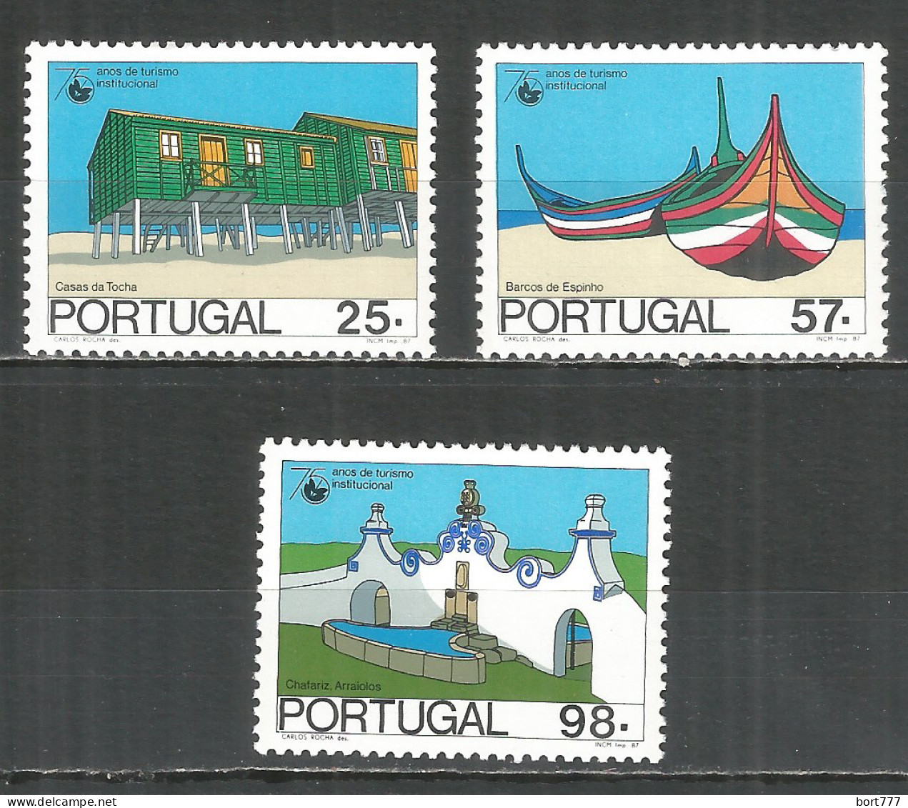 PORTUGAL 1987 Mint Stamps MNH(**) Mi .# 1710-1712 - Nuevos