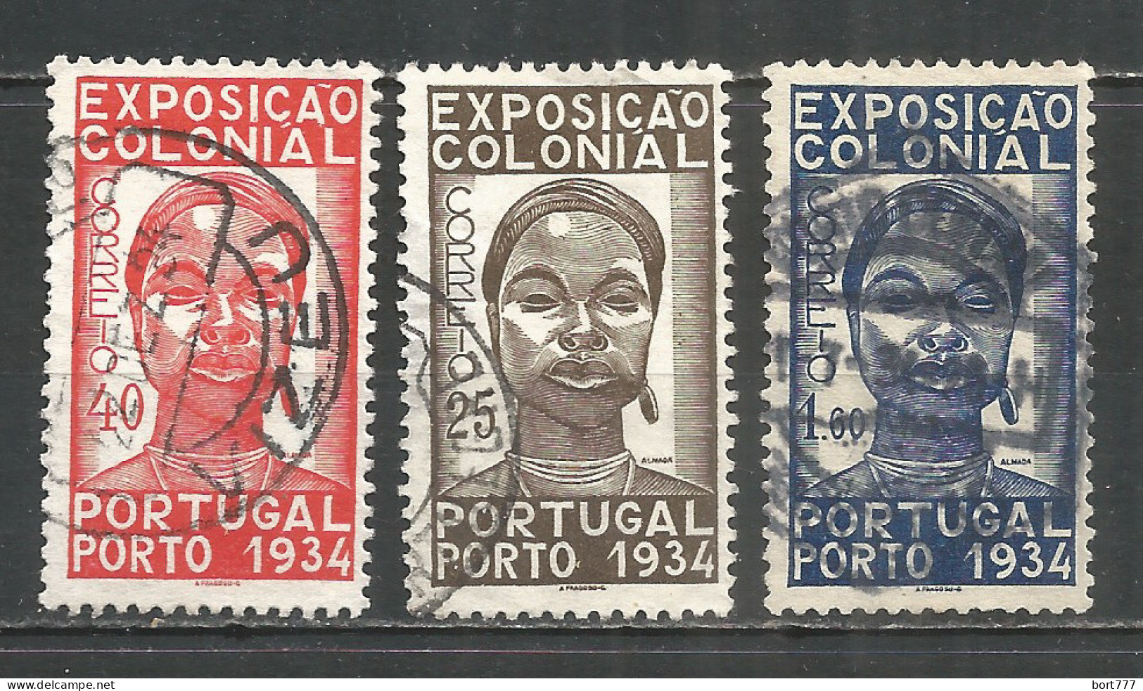 Portugal 1934 Used Stamps Mi.# 578-80 - Usati