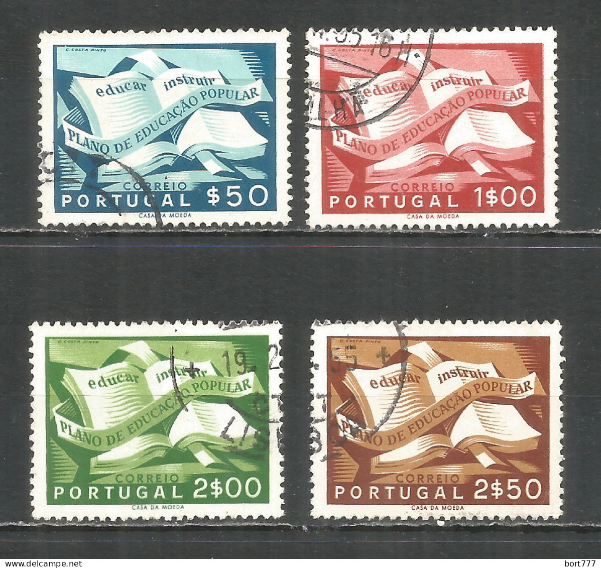 Portugal 1954 Used Stamps Mi.# 825-28 - Gebraucht