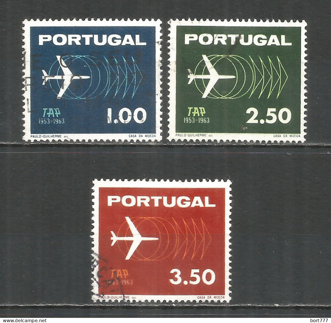 Portugal 1963 Used Stamps Mi.# 951-53 - Usado