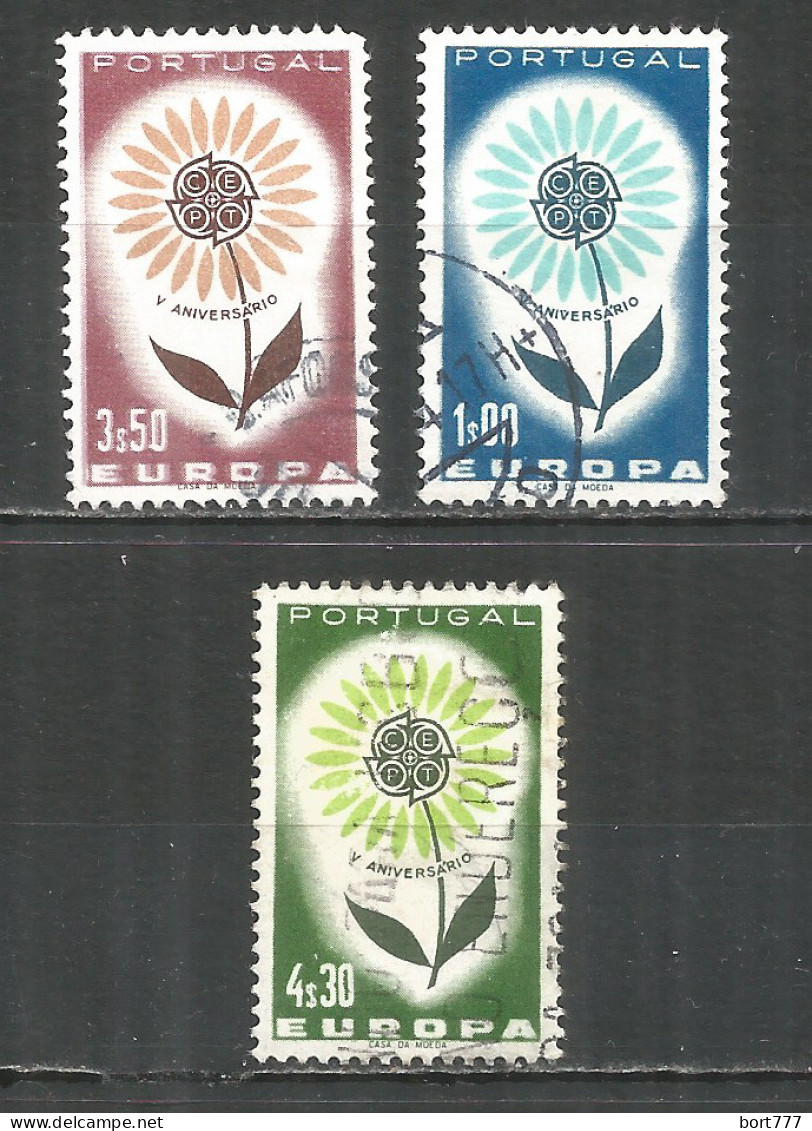 Portugal 1964 Used Stamps Mi.# 963-65 Europa Cept - Usado