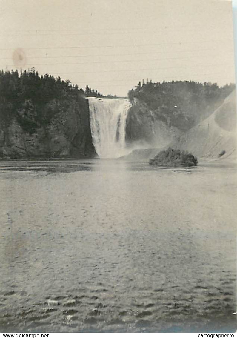 Canada Quebec Montmorency Falls Photo - America