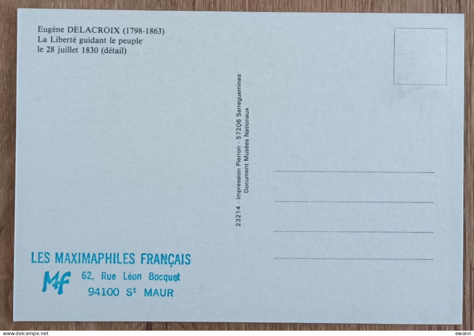 St Pierre Et Miquelon - CM 1986 - YT N°462 - Liberté De Gandon - Maximum Cards
