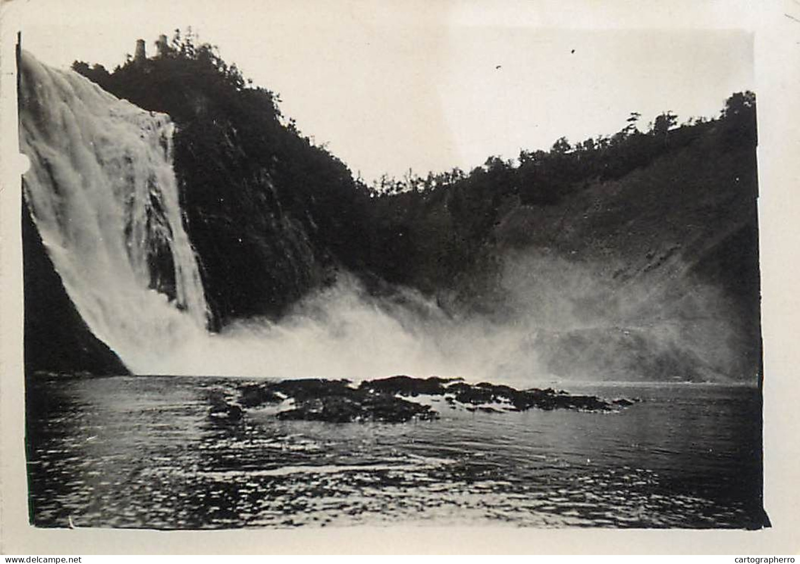 Canada Quebec Montmorency Falls Photo Water Power House - Amerika