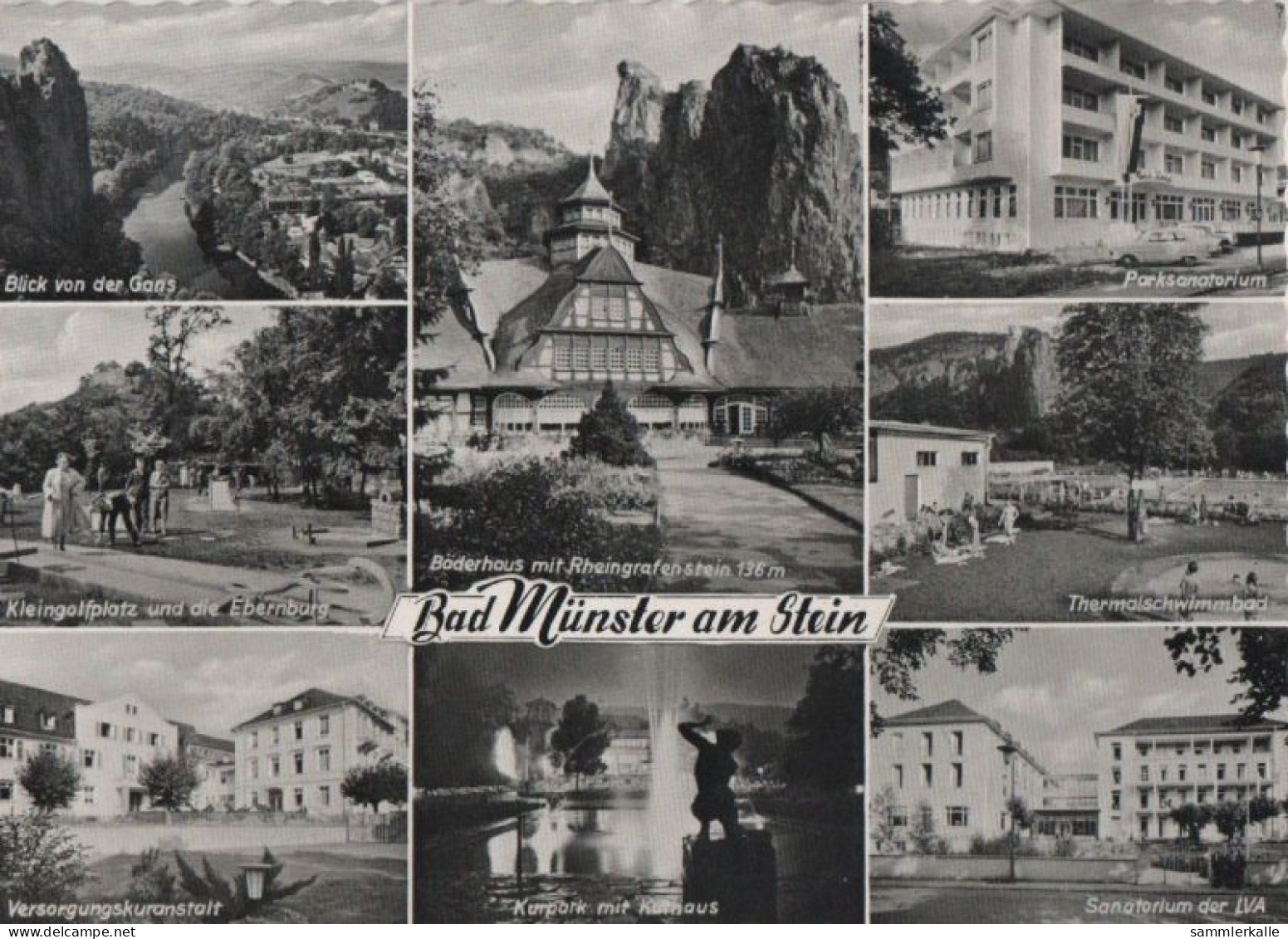 52993 - Bad Münster Am Stein-Ebernburg - U.a. Parksanatorium - Ca. 1965 - Bad Muenster A. Stein - Ebernburg