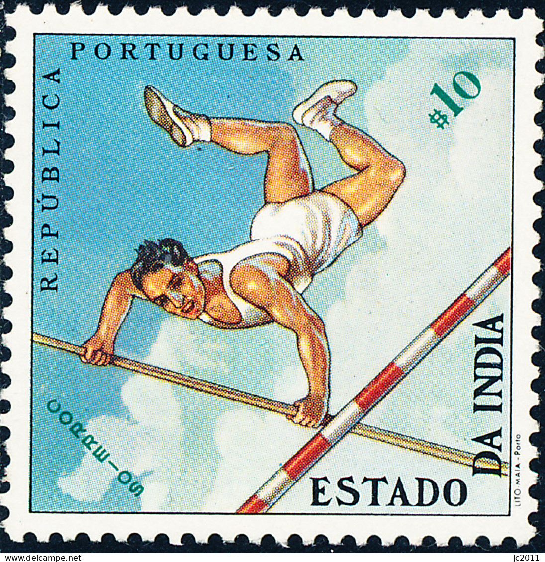 Portuguese India - 1962 - Sports / High Jump - MNH - Portugees-Indië