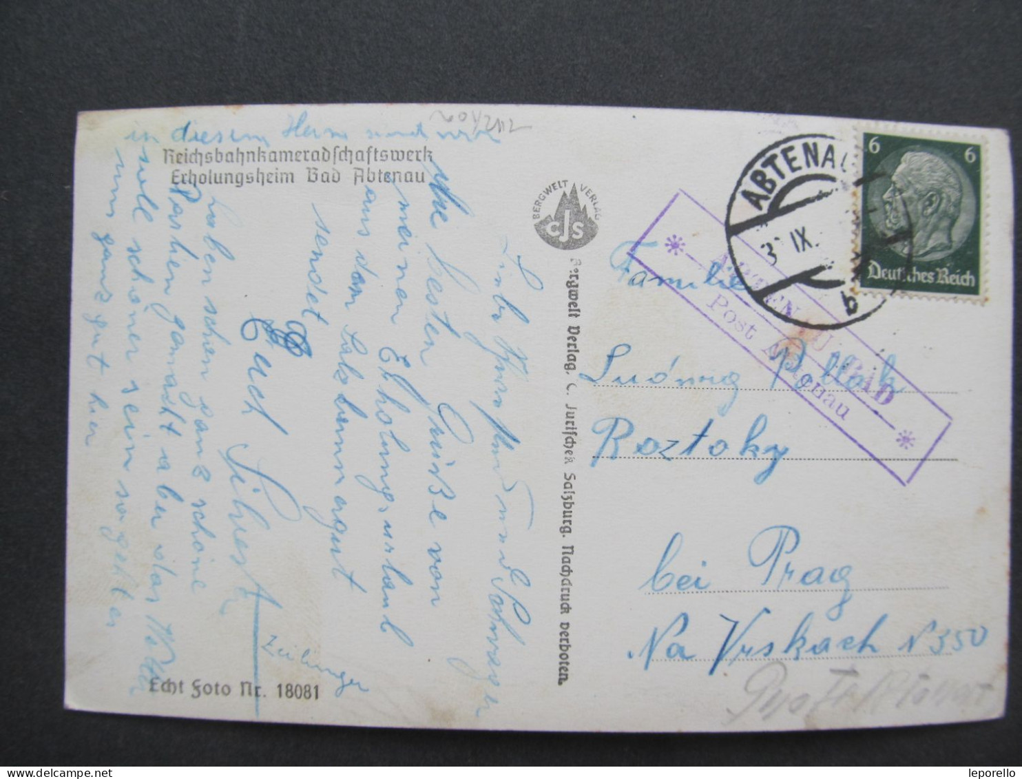 AK ABTENAU Postablage Abtenau Bad 1939  // D*59190 - Abtenau