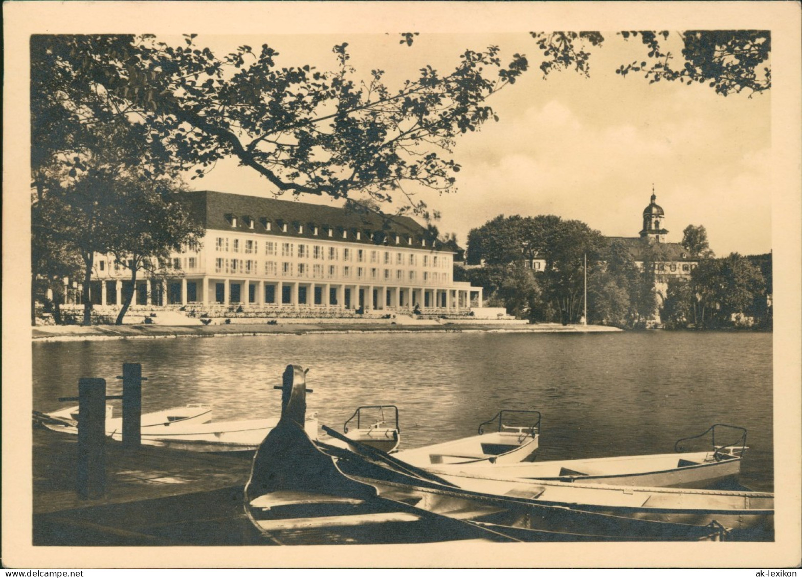 Ansichtskarte Bad Salzungen Gondeln Und Kurhaus 1941 - Bad Salzungen