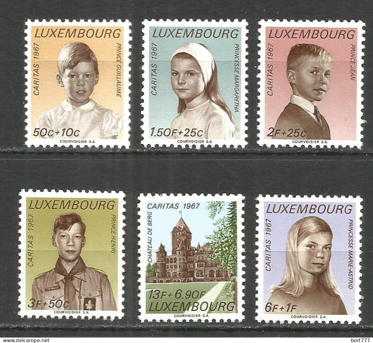 Luxembourg 1967 Year, Mint Stamps MNH (**) - Nuovi