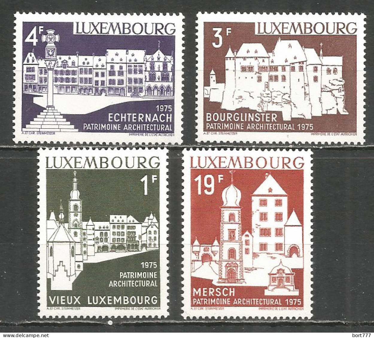 Luxembourg 1975 Year, Mint Stamps MNH (**)   - Ungebraucht