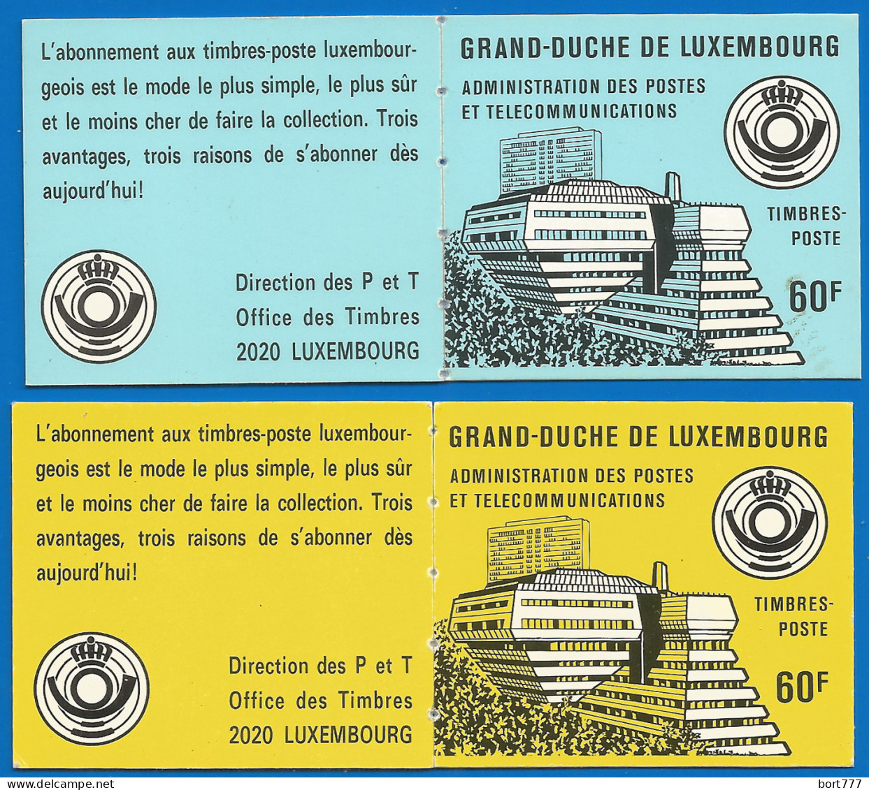 Luxembourg 1986 Mint 2 Booklets - Booklets