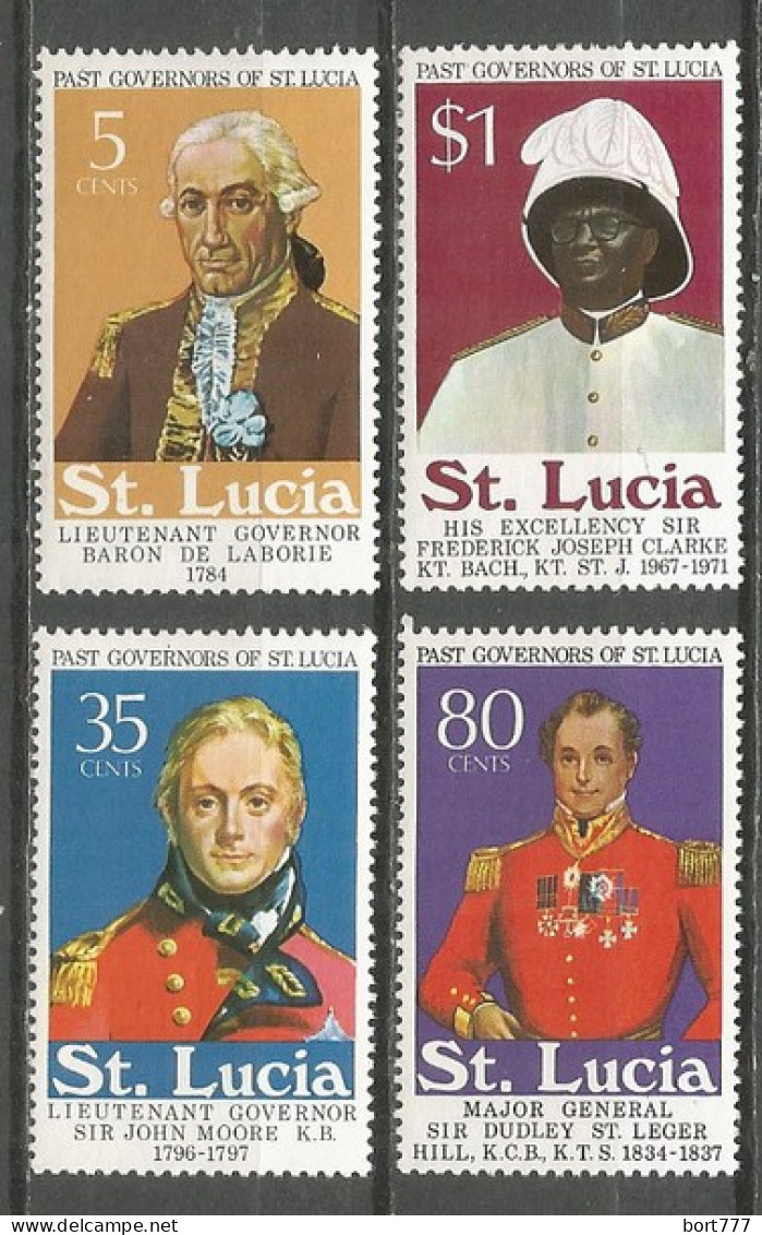 Saint Lucia 1974 Year, Mint Stamps MNH (**)  - St.Lucia (1979-...)