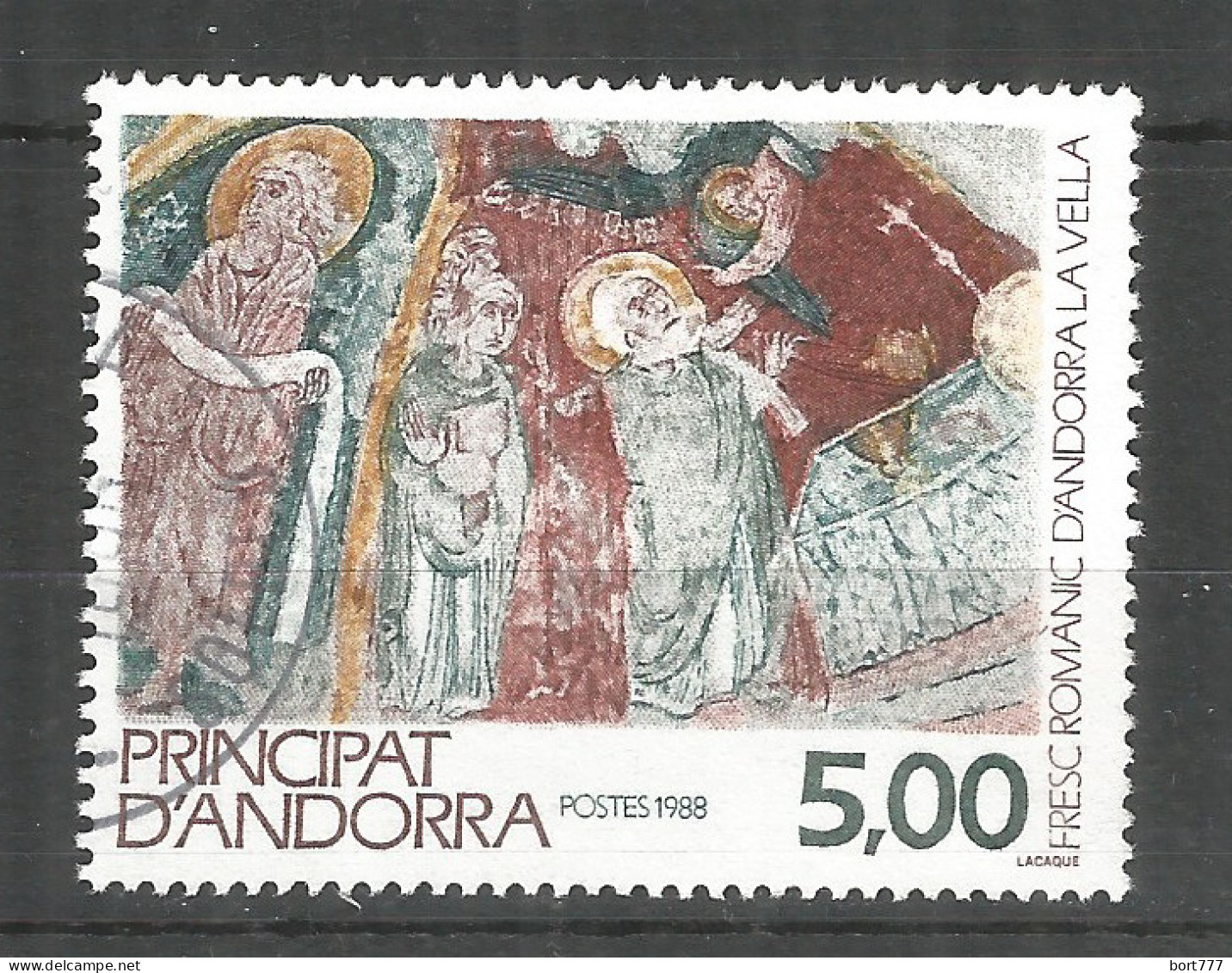 French Andorra 1988 , Used Stamp - Gebraucht