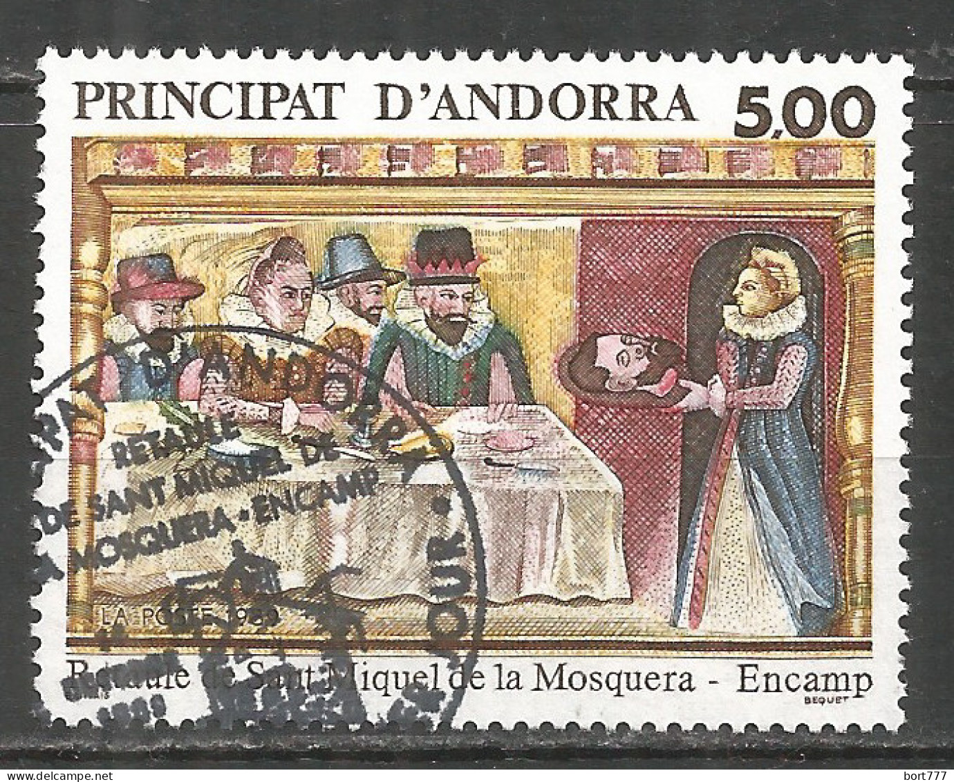 French Andorra 1989 , Used Stamp  - Gebruikt