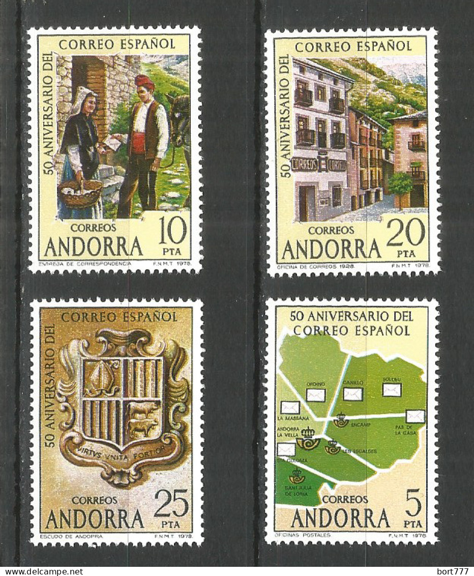 Spanish Andorra 1978 , Mint MNH (**) Stamps  - Nuevos