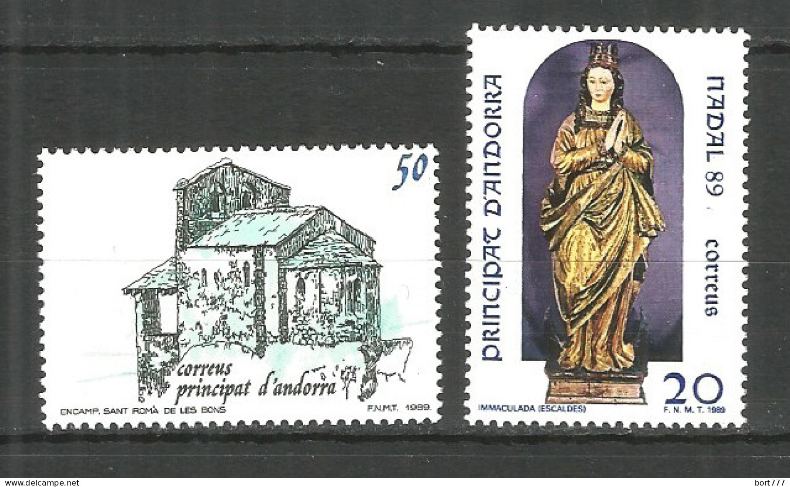 Spanish Andorra 1989 , Mint MNH (**) Stamps  - Nuevos